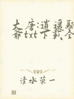 大唐:逍遥驸马爷txt下载全本