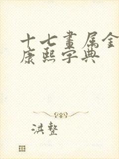 十七画属金的字康熙字典