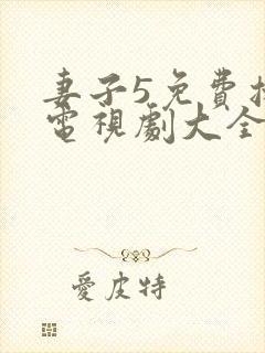 妻子5免费播放电视剧大全