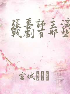 张嘉译主演的谍战剧有哪些