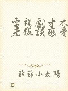 电视剧才不要和老板谈恋爱