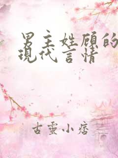 男主姓顾的小说现代言情