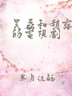 吴磊和赵露思演的电视剧