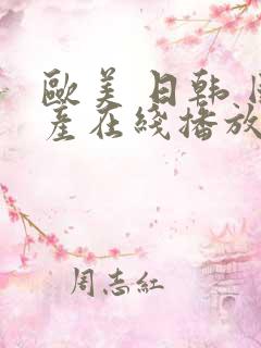 欧美 日韩 国产在线播放