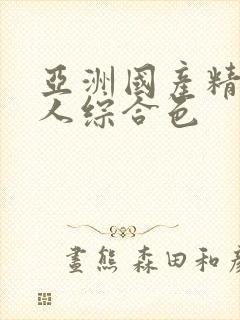 亚洲国产精品成人综合色