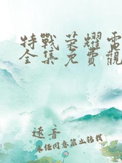 特战荣耀电视剧全集免费观看高清