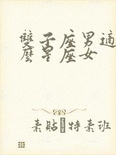 双子座男适合什么星座女