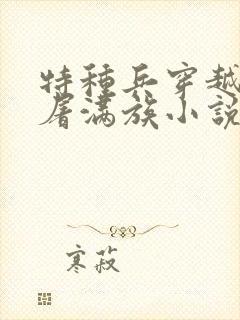 特种兵穿越晚清屠满族小说