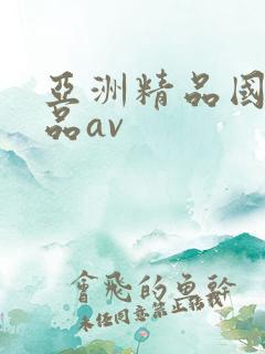 亚洲精品国产精品av