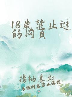 18岁禁止进入的网页