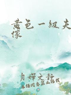 黄色一级夫妻录像