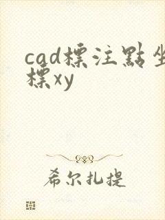 cad标注点坐标xy