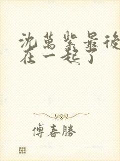 沈万紫最后和谁在一起了