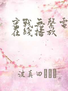 密战无声电视剧在线播放