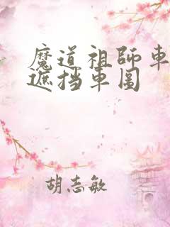 魔道祖师车图无遮挡车图