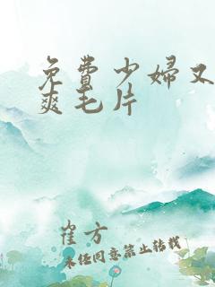 免费少妇又大又爽毛片