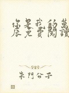 你是我的万千星辰免费阅读全