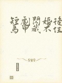 短剧闪婚后老公马甲藏不住3