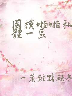 国模啪啪私拍人体一区