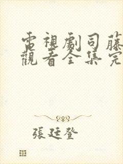 电视剧司藤免费观看全集完整版