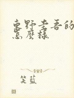 东野圭吾的恶意怎么样