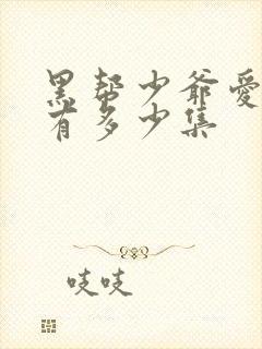 黑帮少爷爱上我有多少集