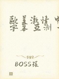 欧美激情 中文字幕 亚洲 一区