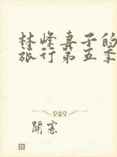 林峰妻子的浪漫旅行第五季