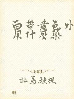 白带黄色外阴痒用什么药