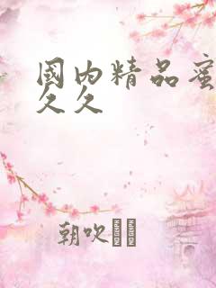 国内精品蜜臀久久久