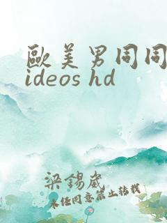 欧美男同同性videos hd