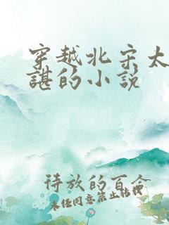 穿越北宋太子赵谌的小说