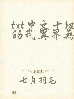 txt中文十级的我异界无敌下载