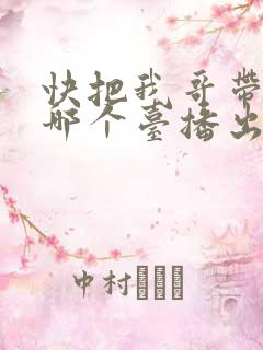 快把我哥带走在哪个台播出