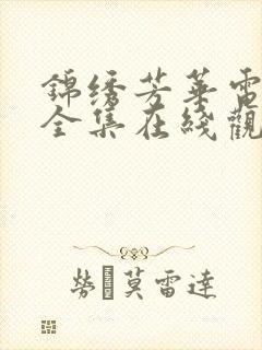 锦绣芳华电视剧全集在线观看免费版