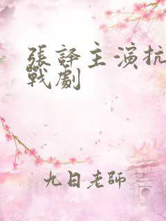 张译主演抗日谍战剧