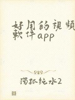 好用的视频播放软件app