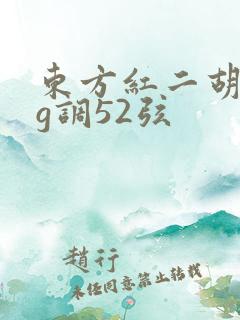 东方红二胡简谱g调52弦