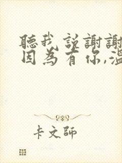 听我说谢谢你,因为有你,温暖了四季歌词