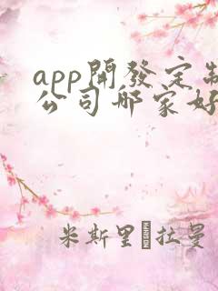app开发定制公司哪家好