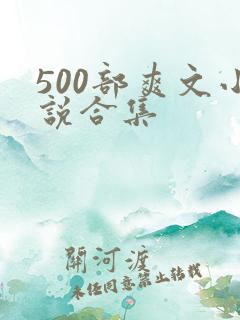500部爽文小说合集