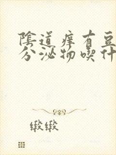 阴道痒有豆腐渣分泌物吃什么药