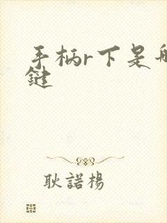 手柄r下是哪个键