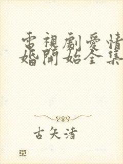 电视剧爱情从结婚开始全集播放免费观看