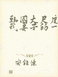 韩国大尺度电影我妻子的一切