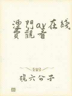 澳门av在线免费观看