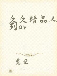 久久精品人妻系列av