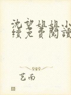 沈望姐姐小说后续免费阅读