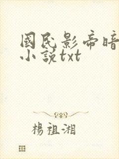 国民影帝暗恋我小说txt