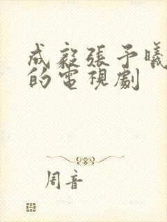 成毅张予曦演过的电视剧